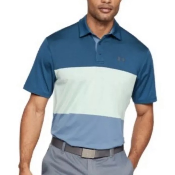 Men's ua playoff polo colorblock Clearance